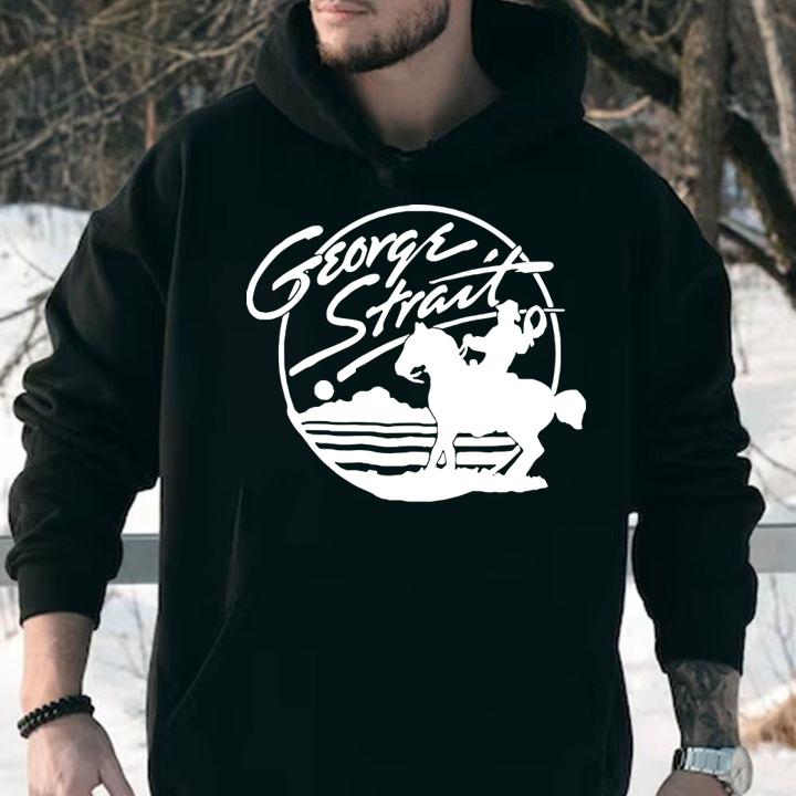 Black and White George Strait Music Outlaw t-shirt hoodie