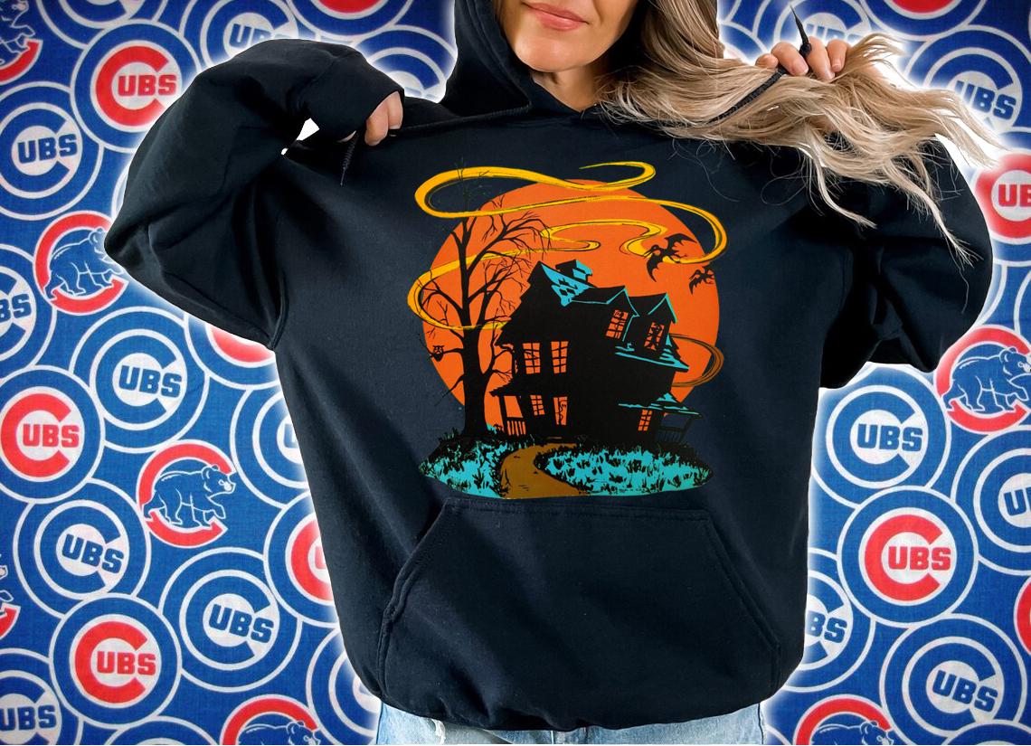 Beautiful Vintage Halloween Beistle Haunted House Horror t-shirt hoodie