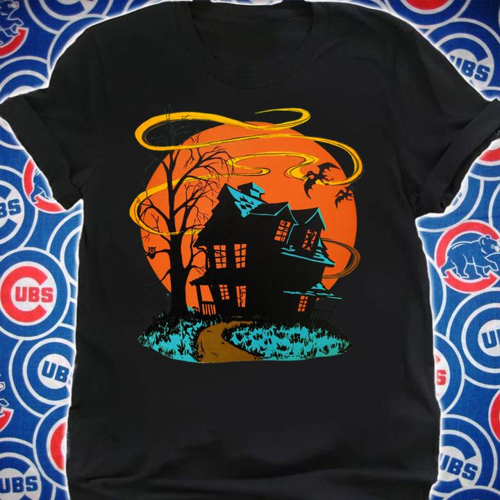 Beautiful Vintage Halloween Beistle Haunted House Horror t-shirt shirt