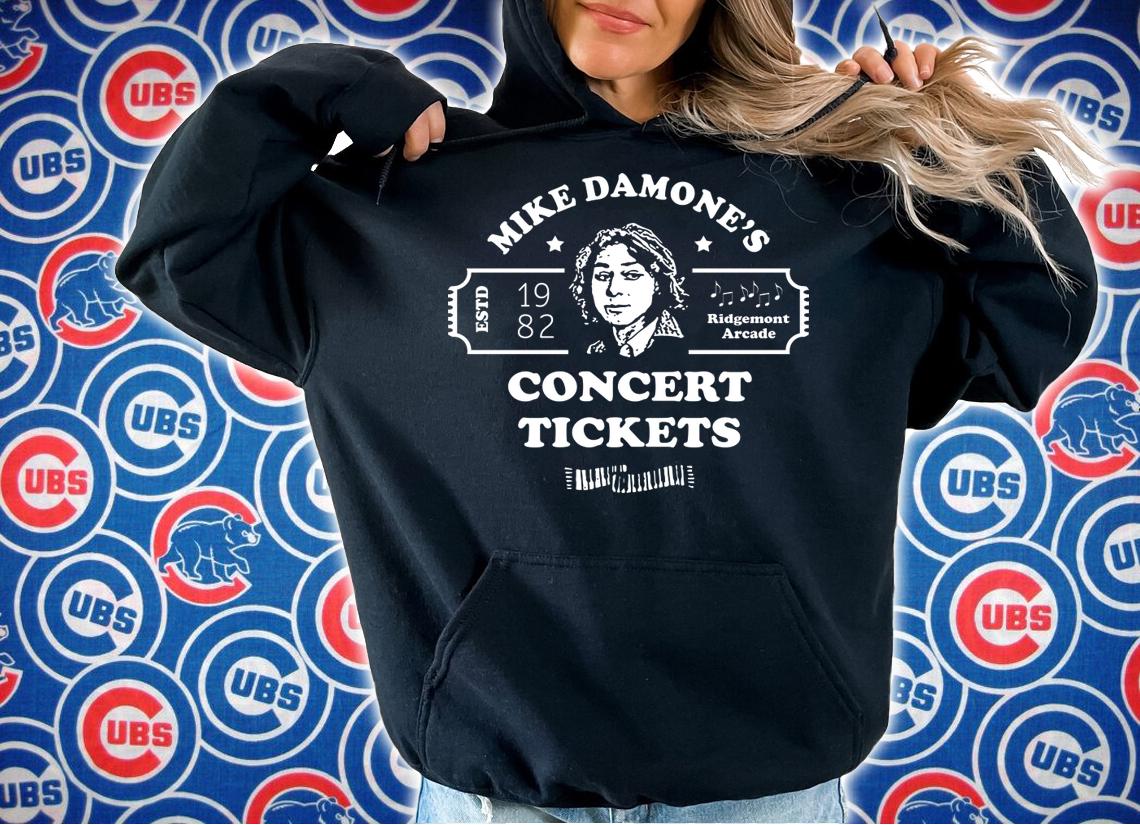 Pretty Mike Damone's 1982 Ridgemont Areade concert tickets t-shirt hoodie
