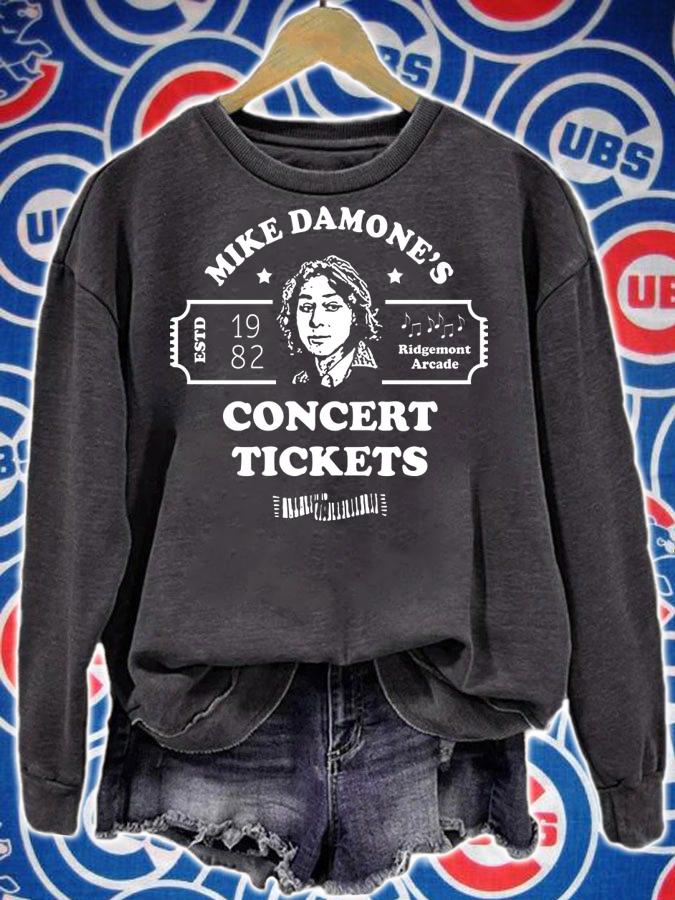 Pretty Mike Damone's 1982 Ridgemont Areade concert tickets t-shirt sweatshirt