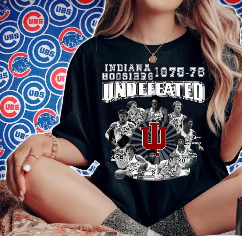Indiana Hoosiers Undefeated t-shirt woman shirt