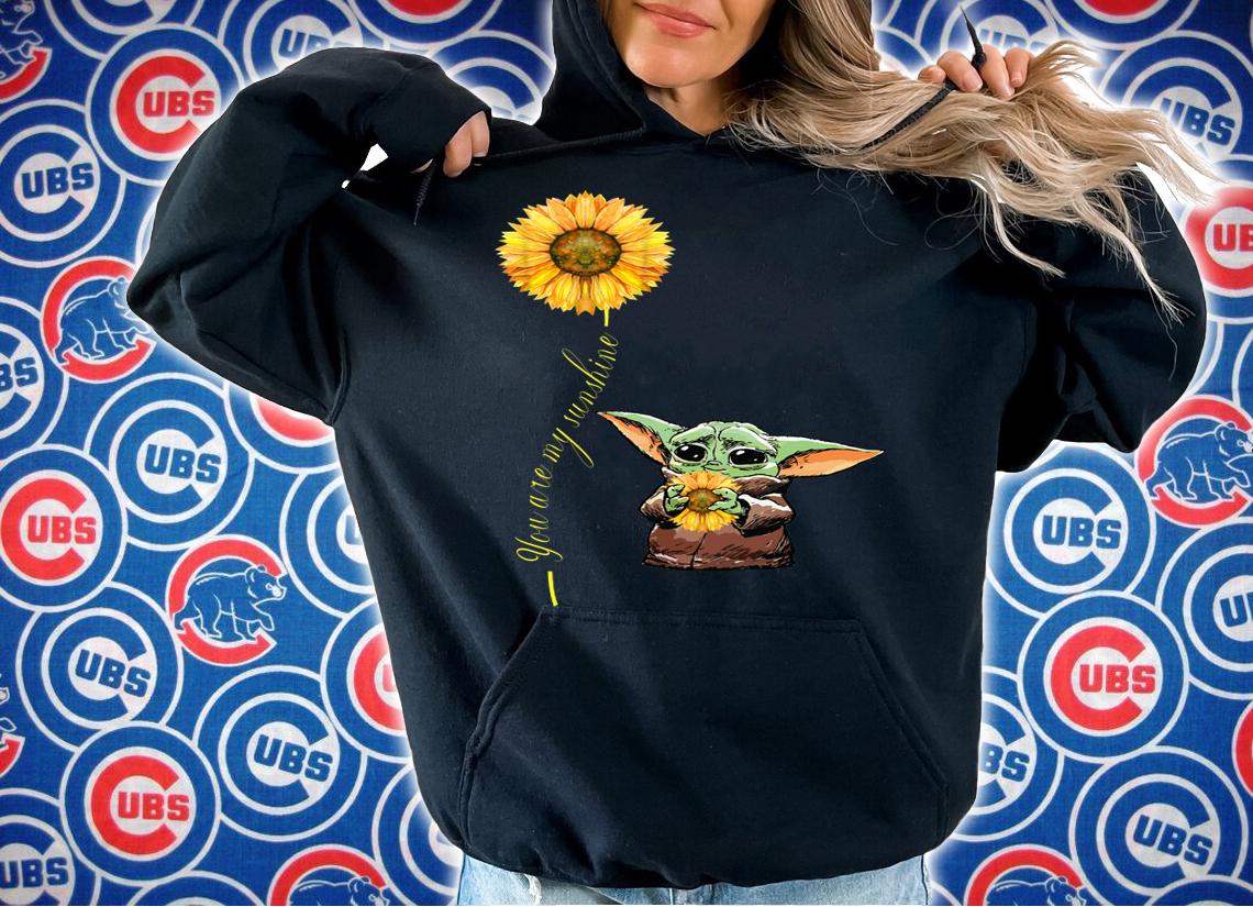 Star Wars Baby Yoda Hug Sunflower You Are My Sunshine t-shirt hoodie