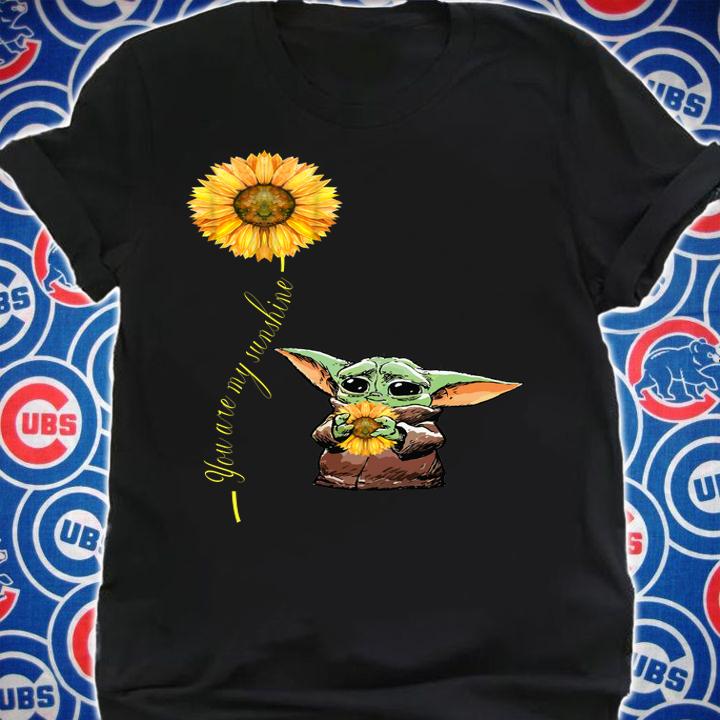 Star Wars Baby Yoda Hug Sunflower You Are My Sunshine t-shirt shirt