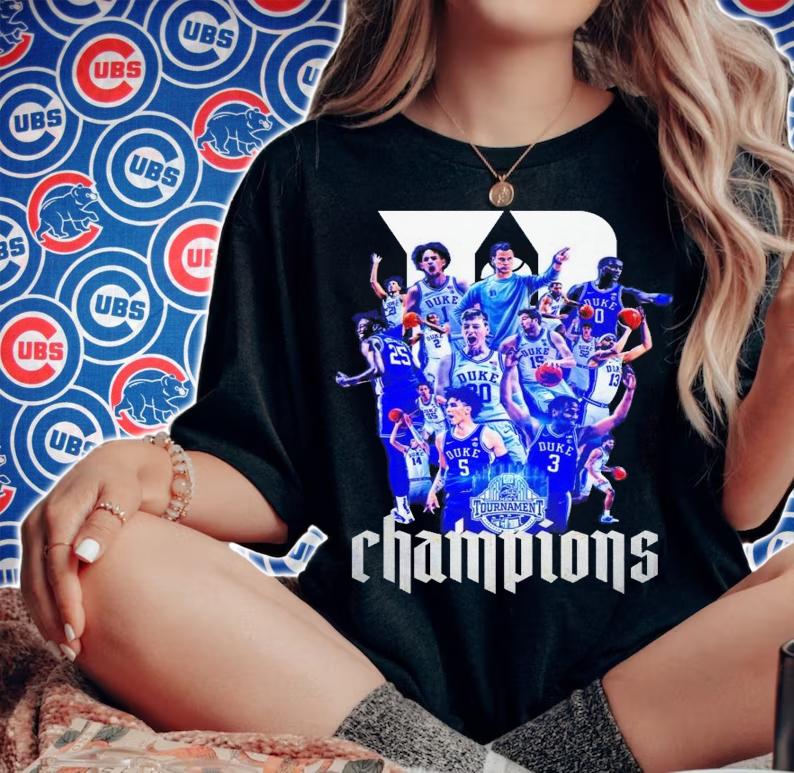 Duke Blue Devils players champions t-shirt woman shirt