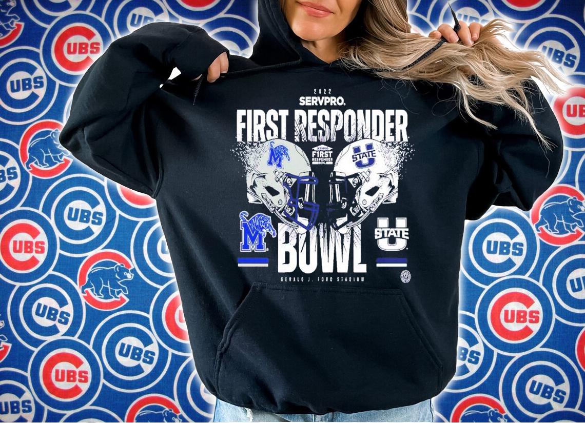 2022 First Responder Bowl Memphis Tigers and Utah State Aggies shirt t-shirt hoodie