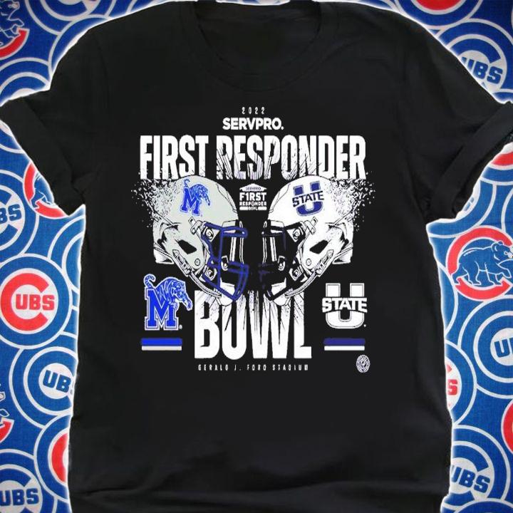 2022 First Responder Bowl Memphis Tigers and Utah State Aggies shirt t-shirt shirt