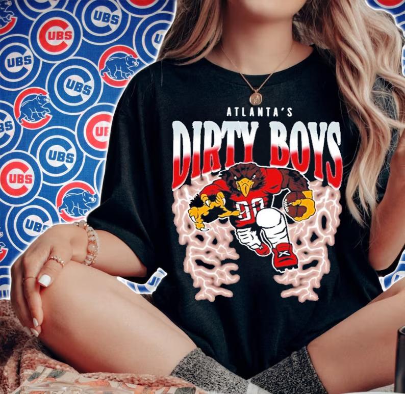 Barstool Sports Taylor Lewan Atlanta's Dirty Boys Lightning Shirt t-shirt woman shirt