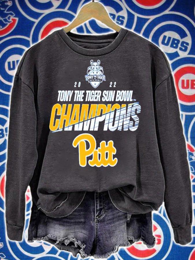 2022 Tony The Tiger Sun Bowl Champions Pittsburgh Panthers shirt t-shirt sweatshirt