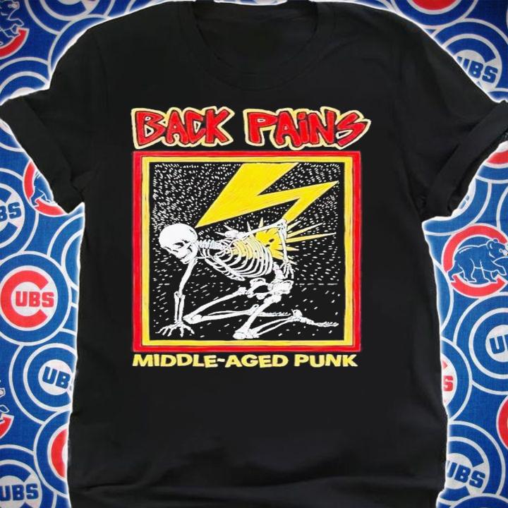 Back Pains Middle Aged Punk Bad Brains Album Cover parody shirt t-shirt shirt