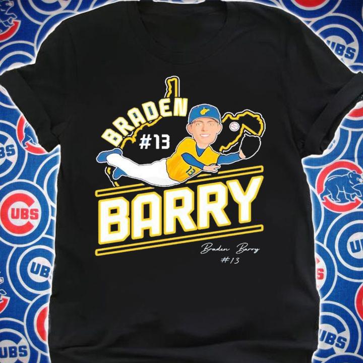 Braden Barry #13 Baseball shirt t-shirt shirt