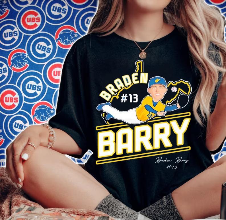 Braden Barry #13 Baseball shirt t-shirt woman shirt