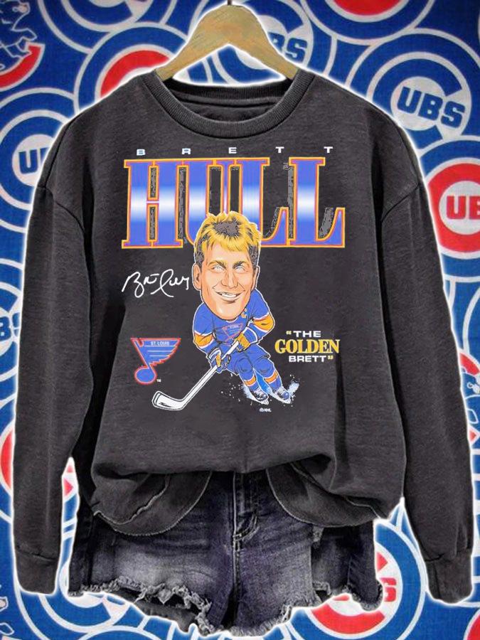 Brett Hull St. Louis Blues Player Caricature shirt t-shirt sweatshirt