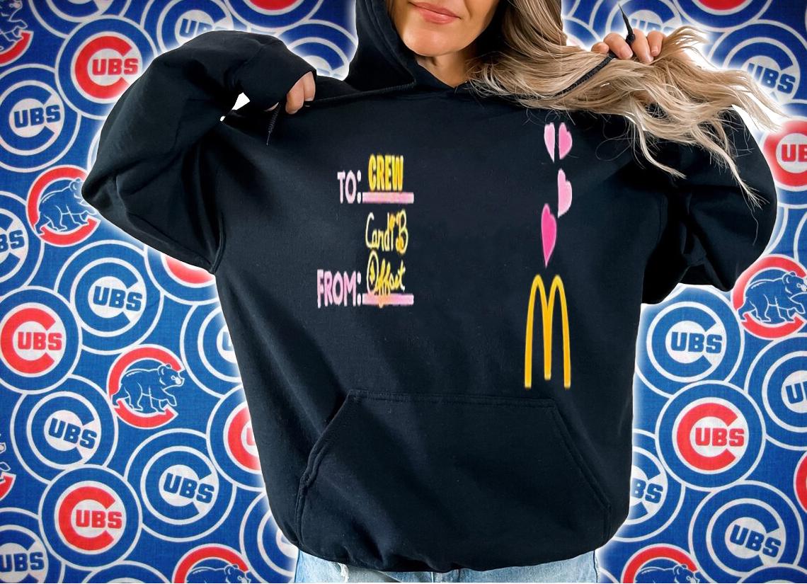 Cardi B and offset Mcdonalds shirt t-shirt hoodie
