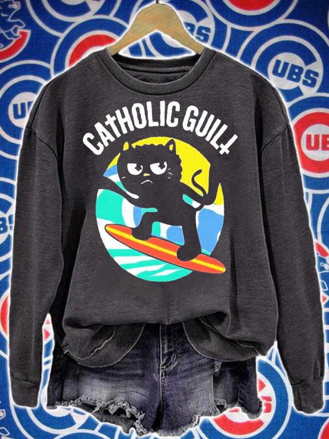 Catholic Guilt Surfing Lucy shirt t-shirt sweatshirt