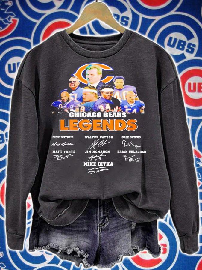 Chicago Bears Legends players signatures shirt t-shirt sweatshirt