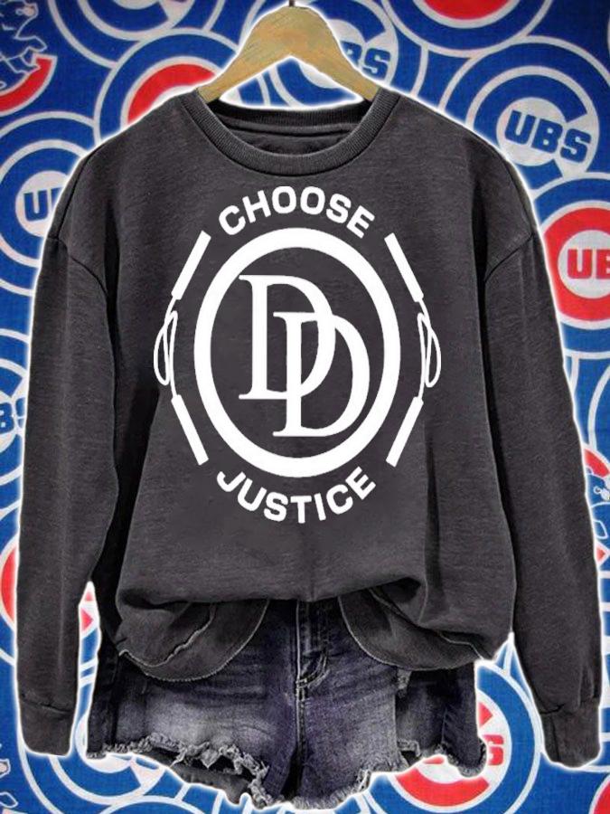 Choose Justice Daredevil Shirt t-shirt sweatshirt