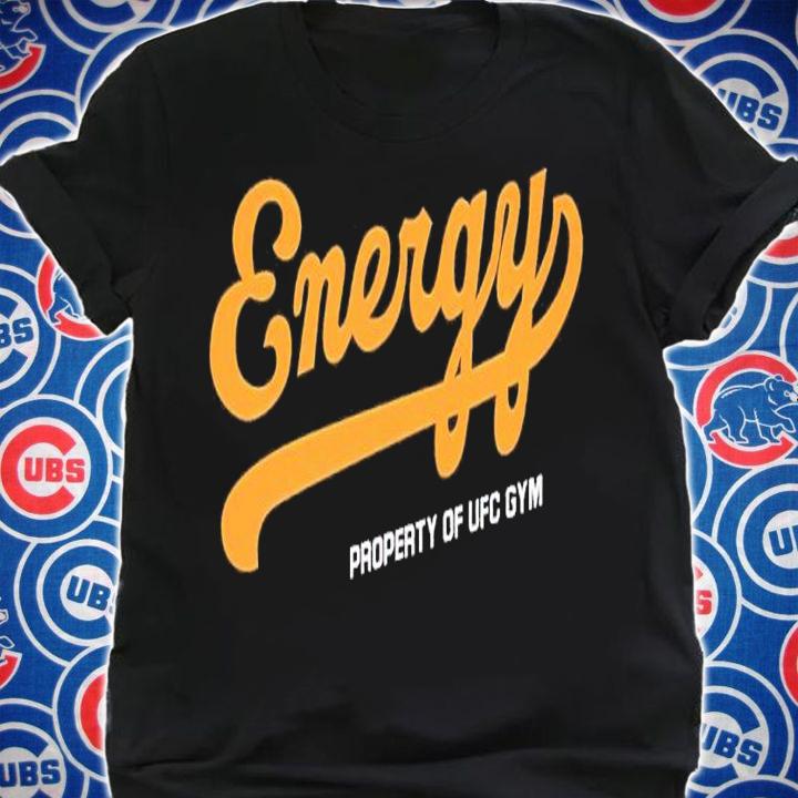 Energy property of ufc gym shirt t-shirt shirt