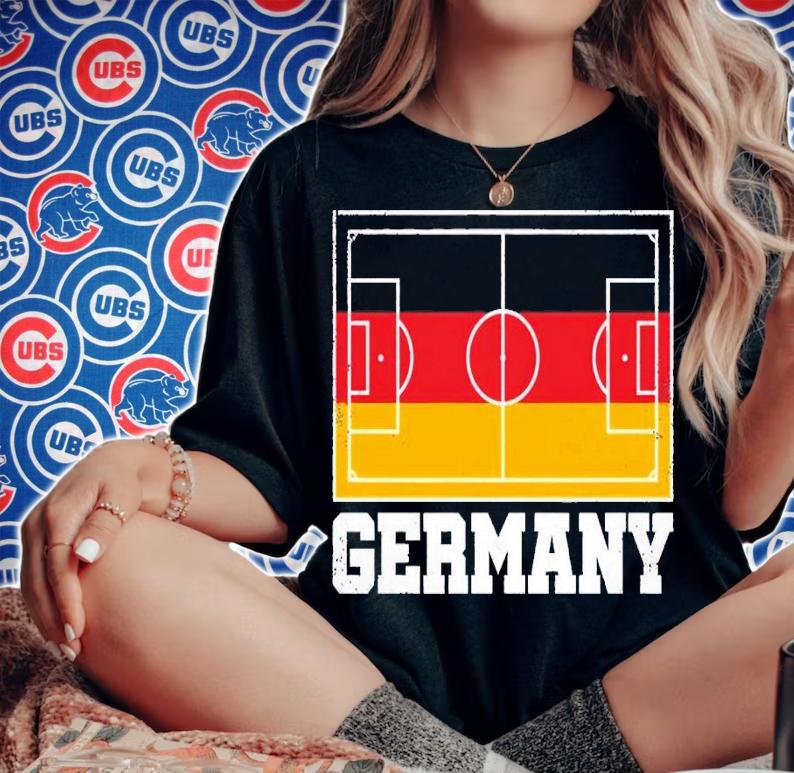 Germany Soccer Field Country Flag German Pride shirt t-shirt woman shirt