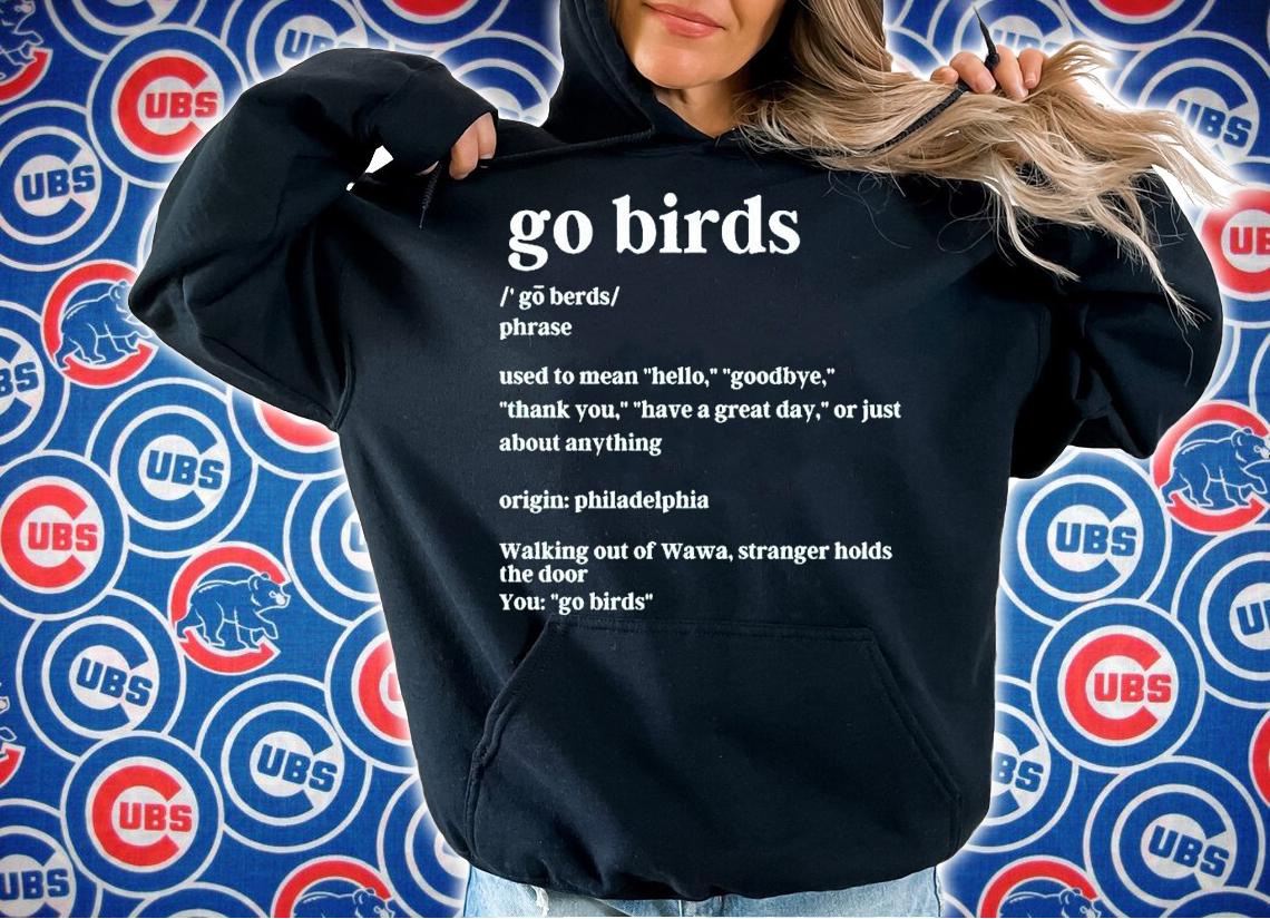 Go Birds Definition Philadelphia Eagles shirt t-shirt hoodie