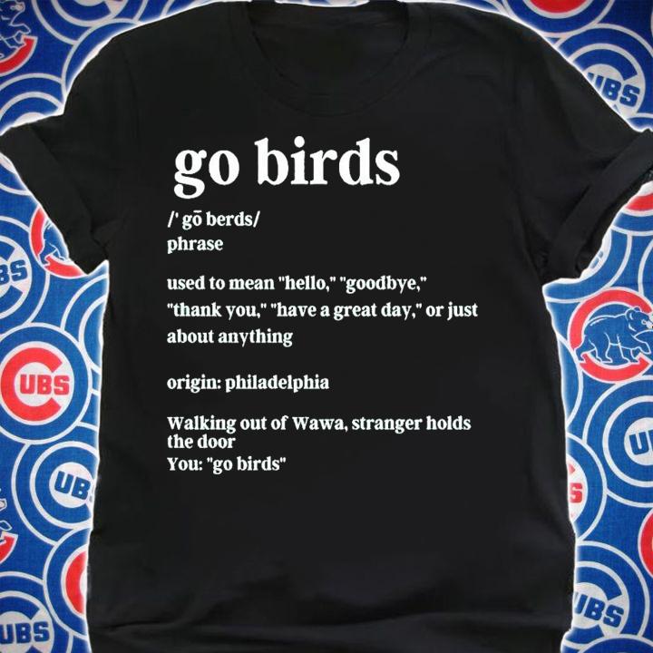 Go Birds Definition Philadelphia Eagles shirt t-shirt shirt
