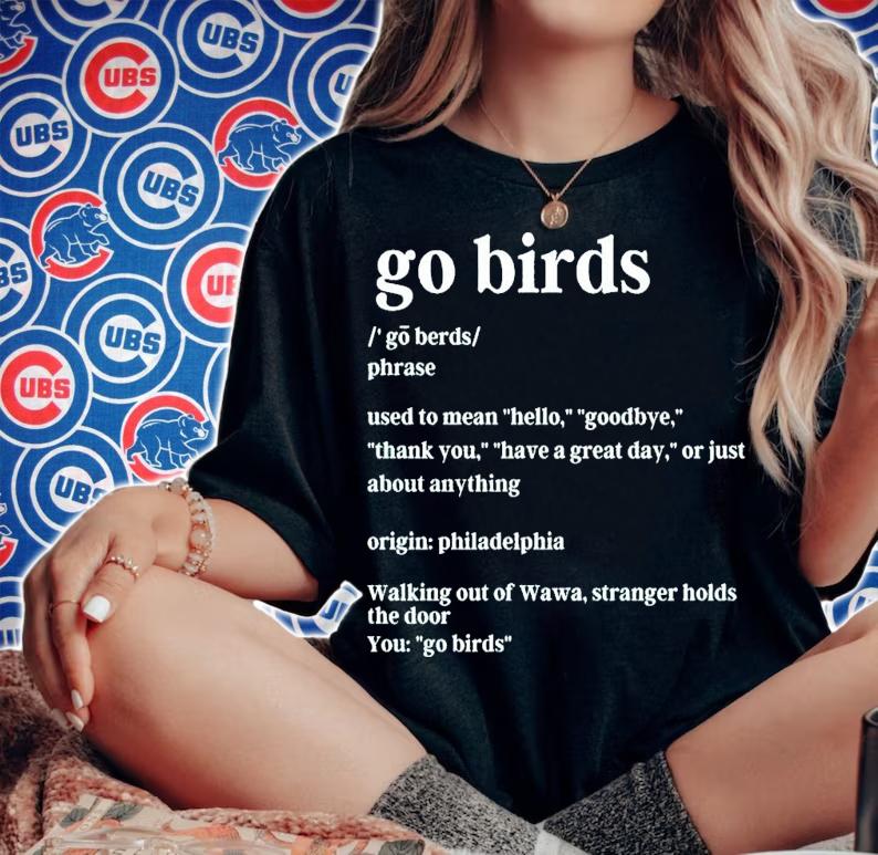 Go Birds Definition Philadelphia Eagles shirt t-shirt woman shirt