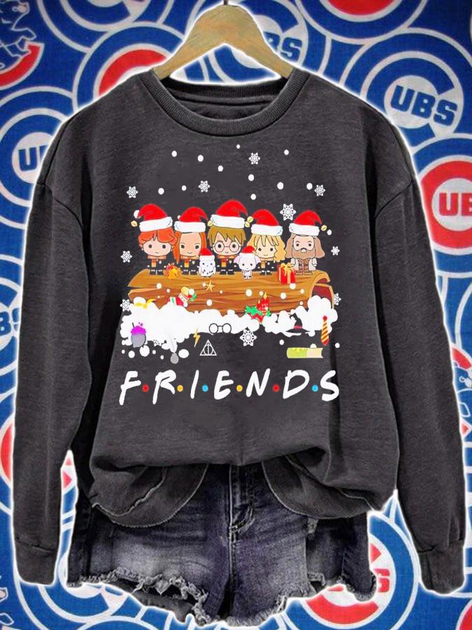 Harry Potter Friends chibi Christmas shirt t-shirt sweatshirt