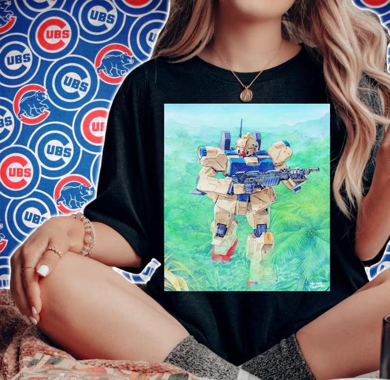 Hector Trunnec Mobile Armor Battalion Art Print Shirt t-shirt woman shirt