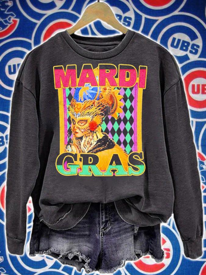 Mardi Gras portrait shirt t-shirt sweatshirt