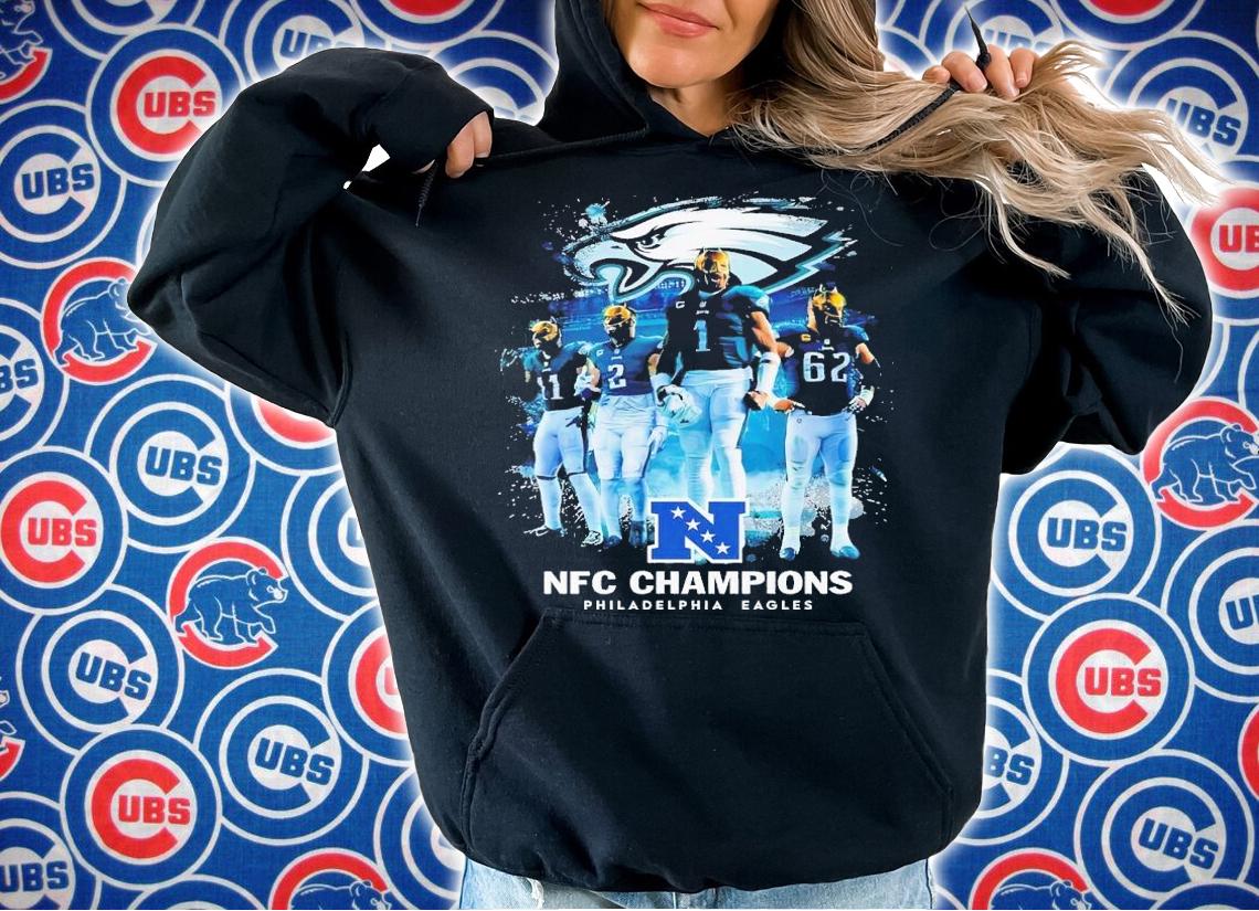Men's NFC Champions Philadelphia Eagles shirt t-shirt hoodie