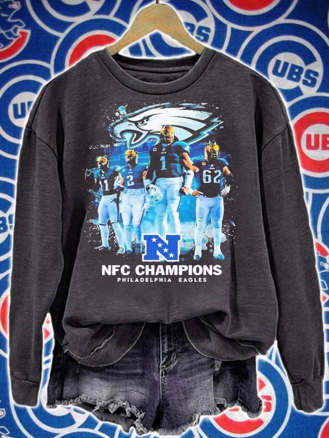 Men's NFC Champions Philadelphia Eagles shirt t-shirt sweatshirt