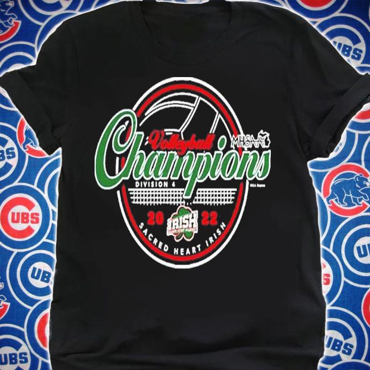 MHSAA Volleyball D4 Champions Mt. Pleasant Sacred Heart Irish 2022 Shirt t-shirt shirt