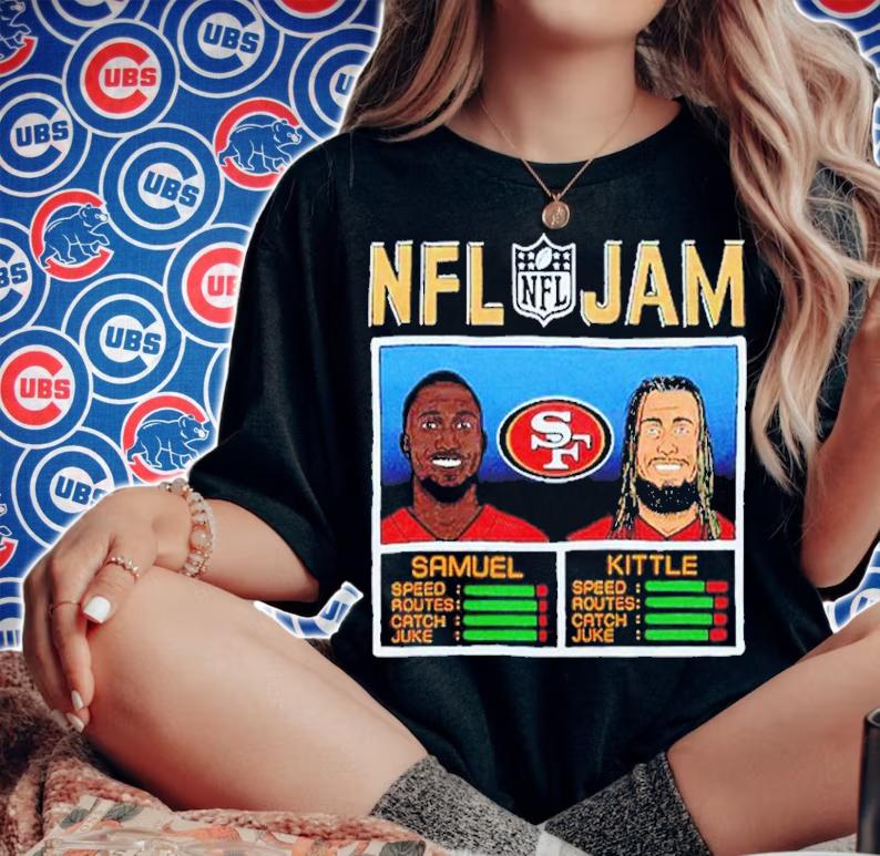 NFL Jam San Francisco 49ers Samuel And Kittle Shirt t-shirt woman shirt
