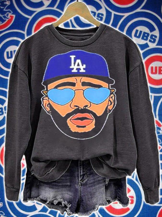 Bad Bunny Los Angeles Dodgers shirt t-shirt