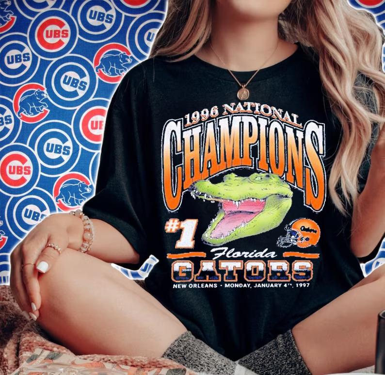 Florida Gators 1996 National Champs Rocker '47 Vintage shirt t-shirt