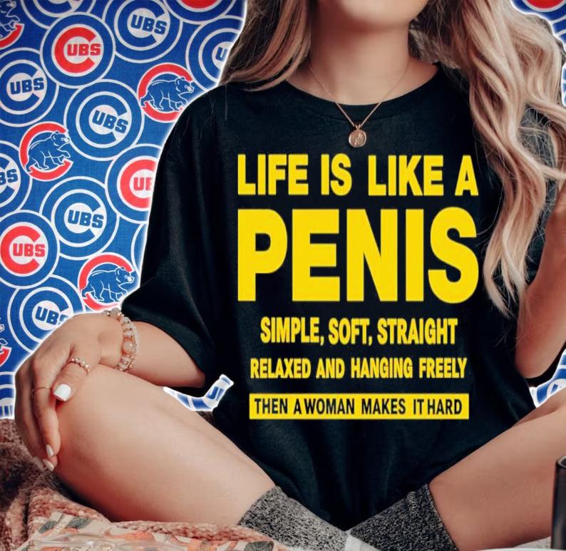 Life Is Like A Simple Soft Straight Relaxed And Hanging Freely Shirt t-shirt woman shirt