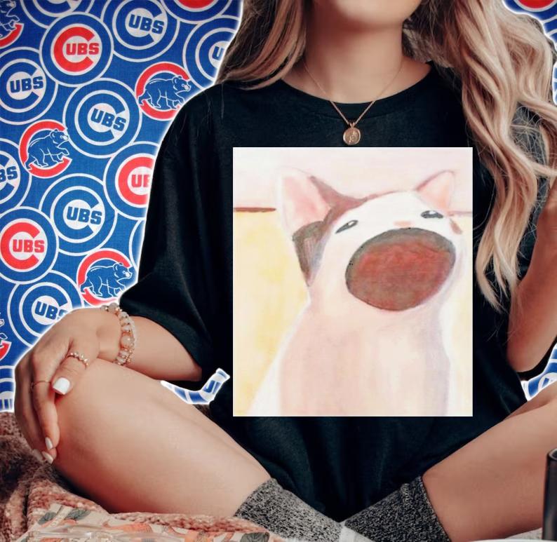 Memes I Wish Pyrrhica Pop Cat Print Set T-Shirt t-shirt