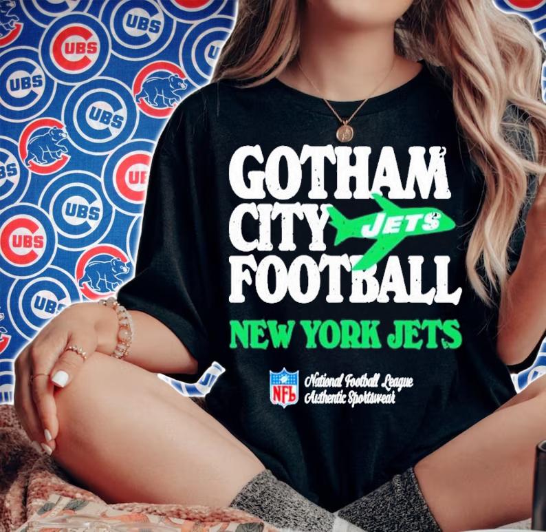 New York Jets Gotham City Football NFL shirt t-shirt woman shirt