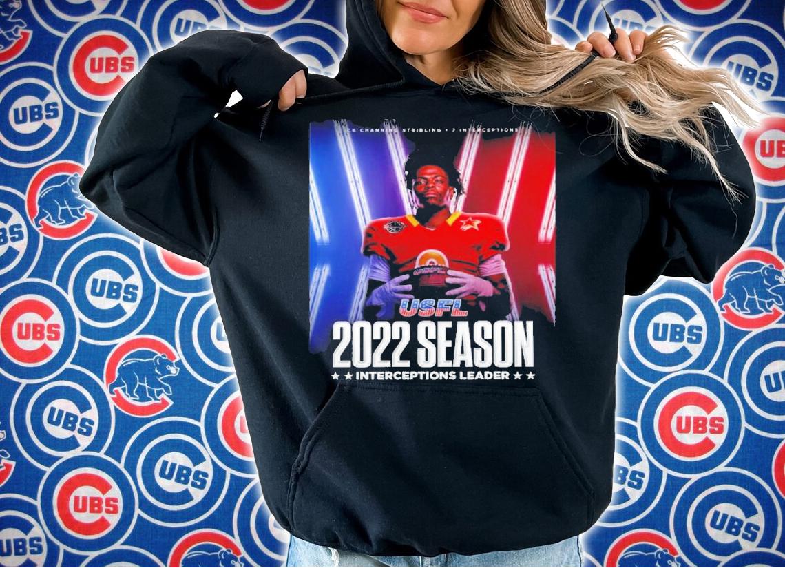Channing Stribling King USFL 2022 Season Interceptions Leader Shirt t-shirt hoodie