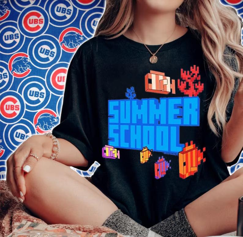 Minecraft Summer School shirt t-shirt woman shirt