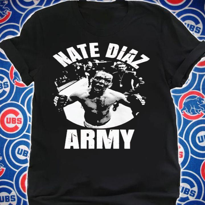 Nate Diaz Nate Diaz Army Shirt t-shirt