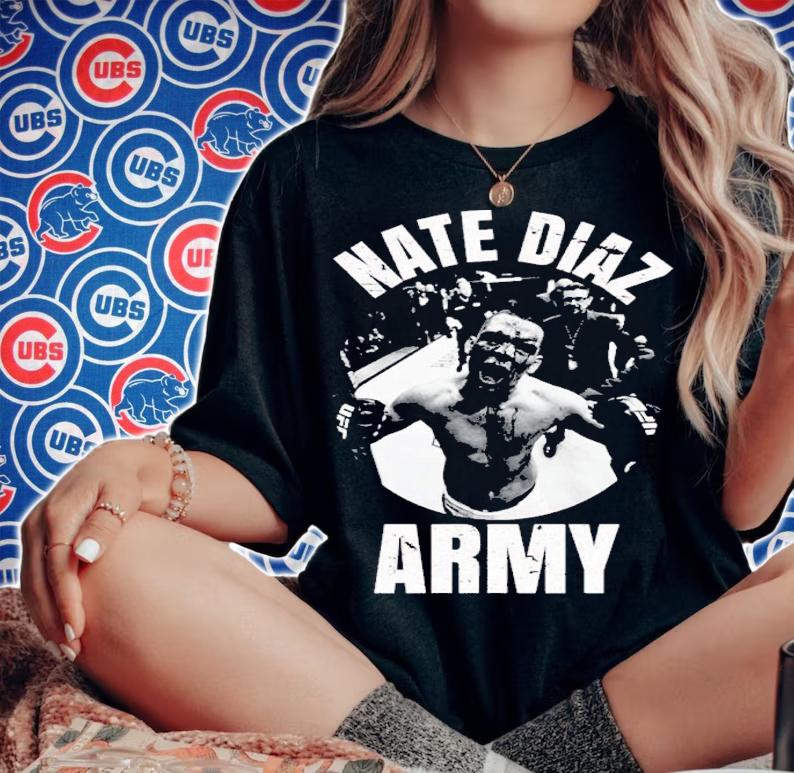 Nate Diaz Nate Diaz Army Shirt t-shirt
