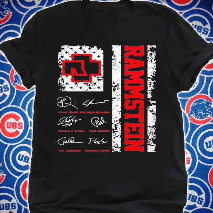 Men's Ramstein signatures shirt t-shirt