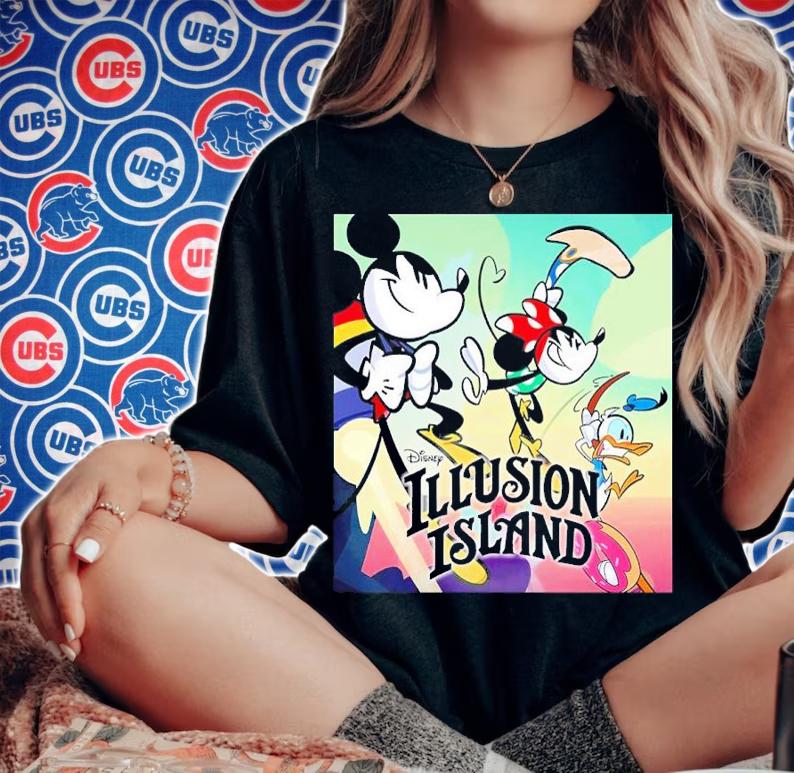 New Game For Kids Mickey And Friends Disney Illusion Island Shirt t-shirt woman shirt