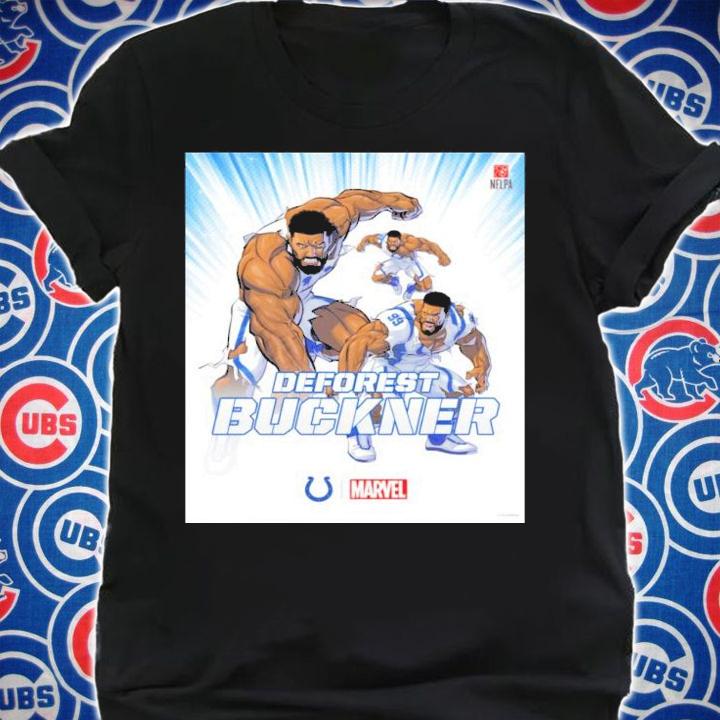 NFL Deforest Buckner Indianapolis Colts X Marvel Shirt t-shirt shirt