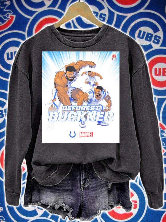 NFL Deforest Buckner Indianapolis Colts X Marvel Shirt t-shirt sweatshirt