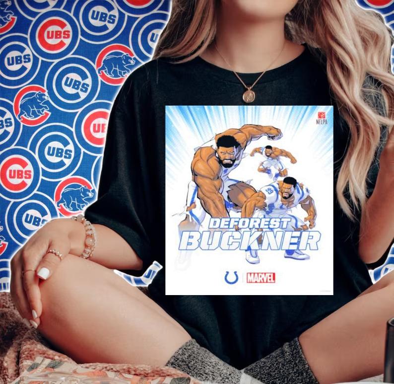 NFL Deforest Buckner Indianapolis Colts X Marvel Shirt t-shirt woman shirt