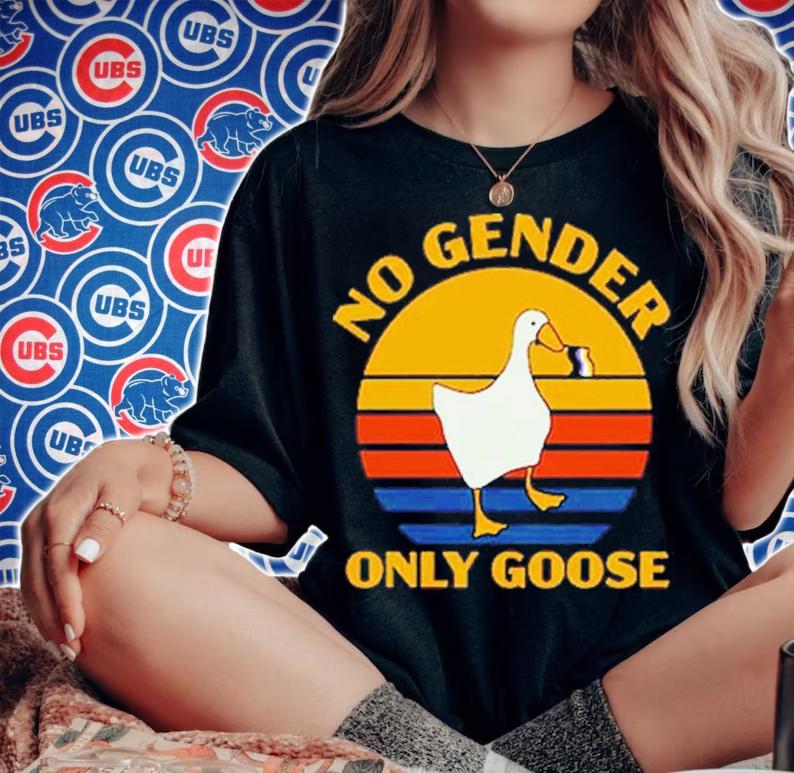 No Gender Only Goose Vintage Shirt t-shirt woman shirt