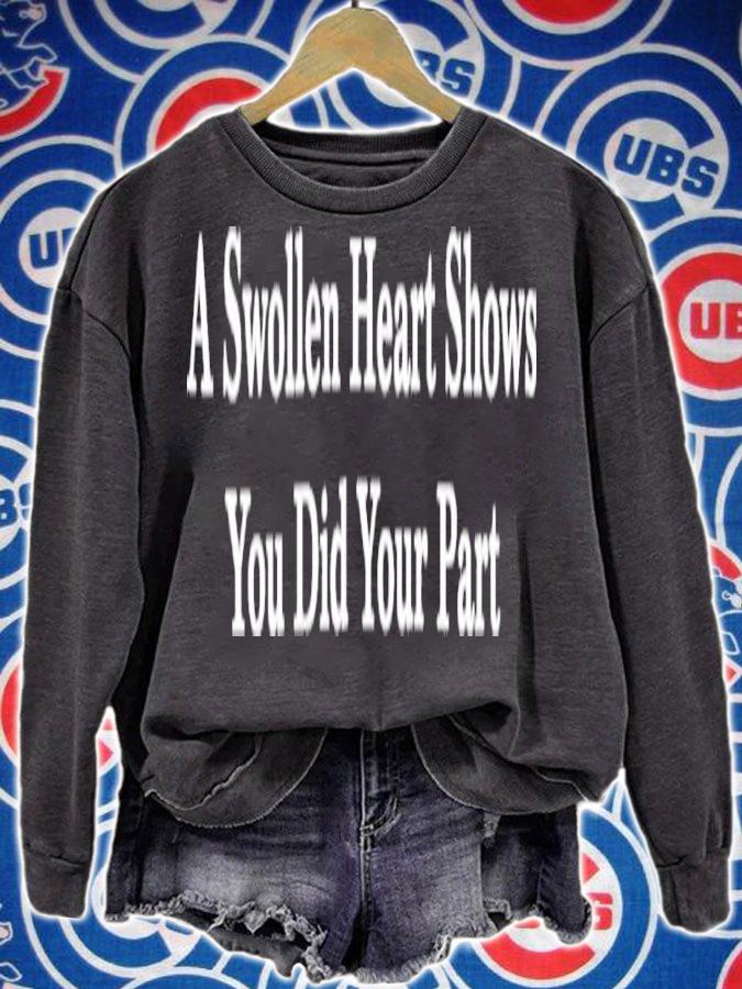 Petrified Covid Parent A Swollen Heart You Did Your Part Shirt t-shirt sweatshirt