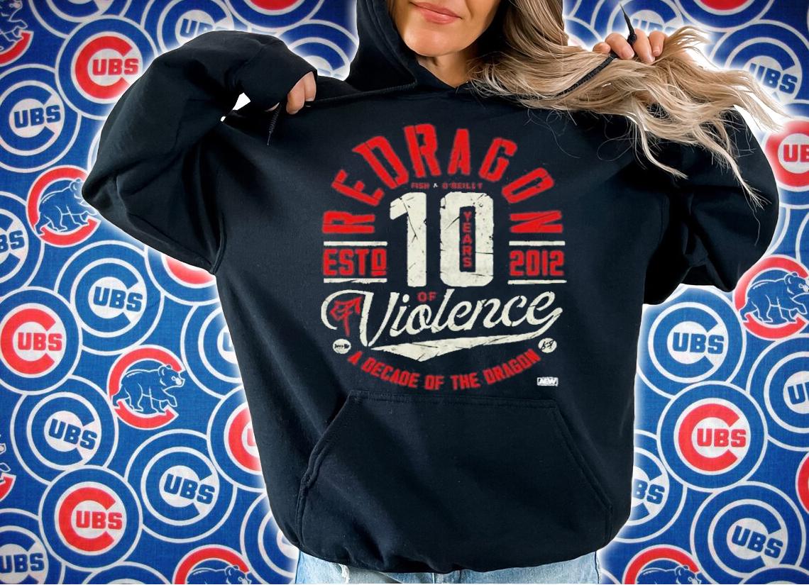 reDRagon 10 Years of Violence shirt t-shirt hoodie